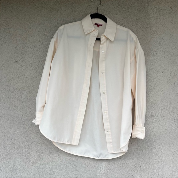 Staud Oversized Button Down Shirt - Picture 2 of 7